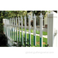 PVC Plastic Steel Railing Fence Lawn Community Green Belt Facility PVC Fence Guardrail Supplier